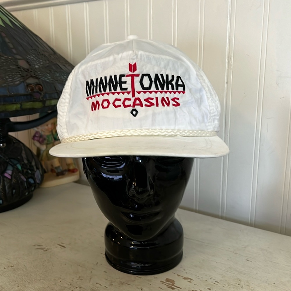 Y2K Minnetonka Moccasins embroidered trucker hat